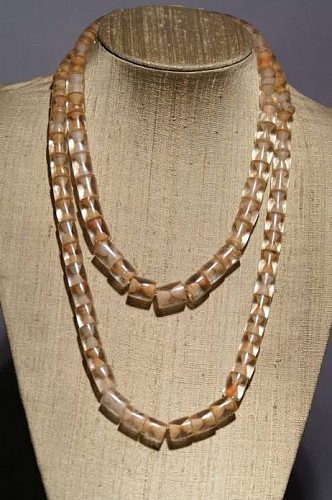 Chavin Rock Quartz Crystal 24" Necklace Price Upon Request