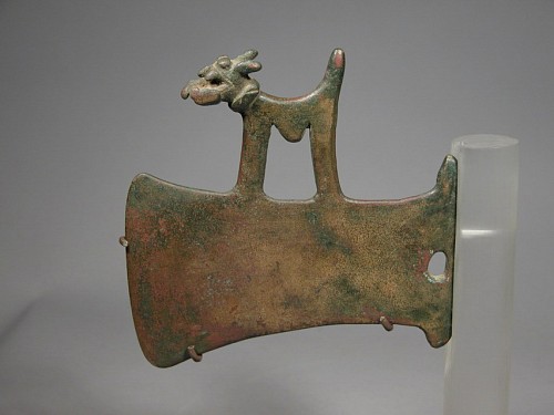 Bolivia - Bolivian Bronze Axe with jaguar on the blade $6,500