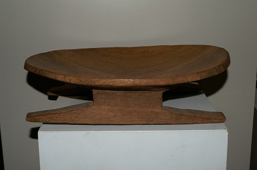 Inca Tiana Carved Wooden Seat $8,000