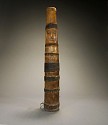 Peru, South Coast Wari Carved Wooden Trumpet with Face
Wood