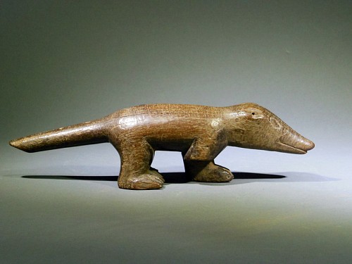 Exhibition: Pre-Colombian Wood, Work: Wari Carved Wooden Oppossum with Leg Missing Price Upon Request