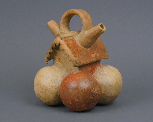 Ceramic: Calima Effigy Vessel in the Form of a House $3,500