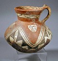 Chile, Arica Lug Handled Pitcher with geometric designs in black, white and red
Ceramic