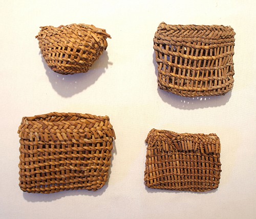 Exhibition: Fishing Methods and Implements of Ancient Chile, Work: Eight Twined Baskets For Fishing Line and Hooks