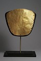 Chile, Diaguita Style Gold Mask with Repoussé Eyes, Mouth and Border
Metal