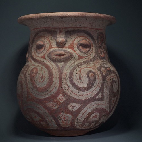 Ceramic: Marajo Janus-Figure Burial Urn $7,750