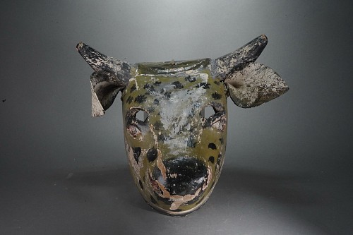 Exhibition: AFFORDABLE ARTIFACTS: $3,500 and UNDER, Work: 19th Century Guatemalan Wood Dance Mask of a Bull $2,000