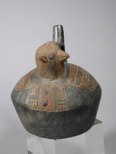 Exhibition: AFFORDABLE ARTIFACTS: $3,500 and UNDER, Work: Paracas Owl Effigy Vessel $1,800
