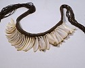 Peru, Nazca shell Necklace on Original Alpaca Cord
Shell