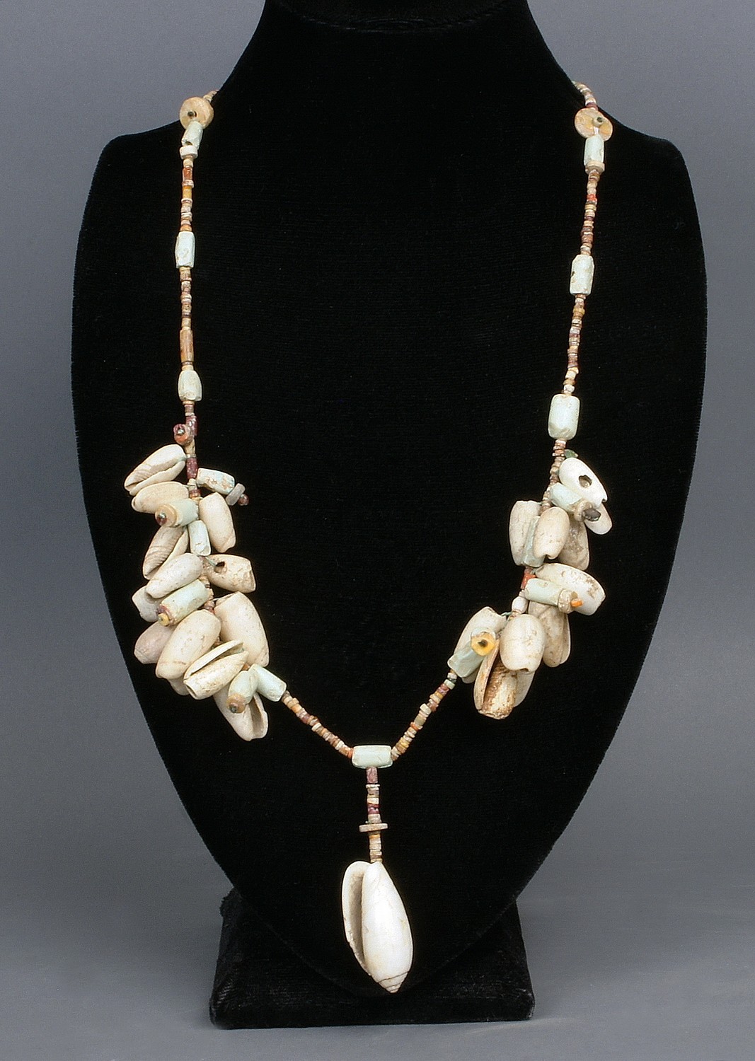 Dominican Republic, TaÃ­no Stone and Shell Necklace with a Contemporary Stringing
This necklace has an assortment of stone and shell beads put together to give the viewer a sense of what ancient TaÃ­no necklaces would have looked like as worn by chiefs. Only chiefs were allowed to wear necklaces of stone beads, which are featured in the creation story documented by Columbus' missionary, Fra Ramon Pane'.
Media: Shell
$1,800
99375