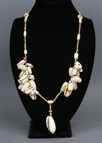 TaÃƒÂ­no Stone and Shell Necklace with a Contemporary Stringing $1,800