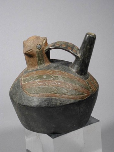 Exhibition: AFFORDABLE ARTIFACTS: $3,500 and UNDER, Work: Paracas Falcon Effigy Vessel $2,800