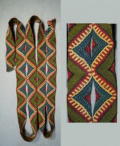 Exhibition: Paracas Exhibit, Work: Paracas  Double-woven Plaited Sash $5,500