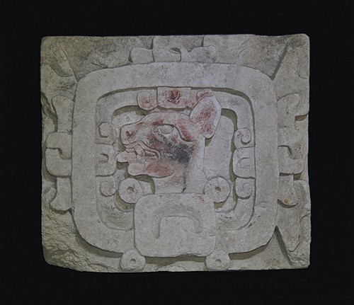 Exhibition: Mayan Art Exhibit, Work: Mayan Carved Limestone Relief of a Jaguar in Profile $28,000
