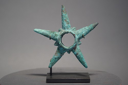 Inca Bronze Star Mace $1,350