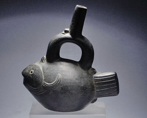 Blackware Vessel in The Form of a Bonito $1,500