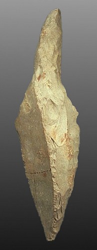 Neolithic Taino Flaked Stone Dagger with Very Sharp Point $675