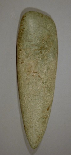 Work: Taíno  Petaloid Green Stone Adz