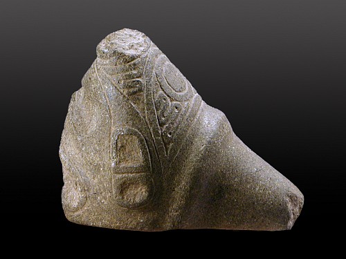 Work: Taíno  Carved Stone Zemi Fragment of Type II