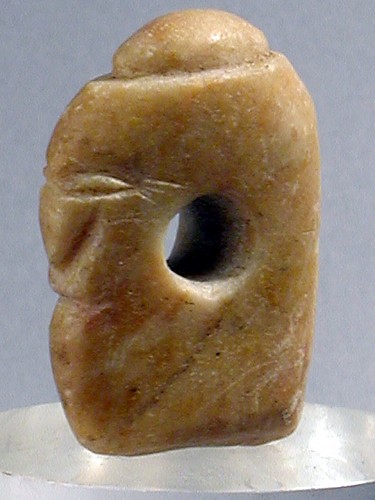 Work: Taíno  Stone Amulet with Central Drill Hole