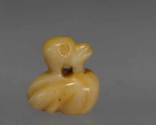 Work: Taíno  Miniature Stone Duck Amulet