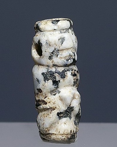 Work: Taíno  Mottled Amulet of a Crouching Figure
