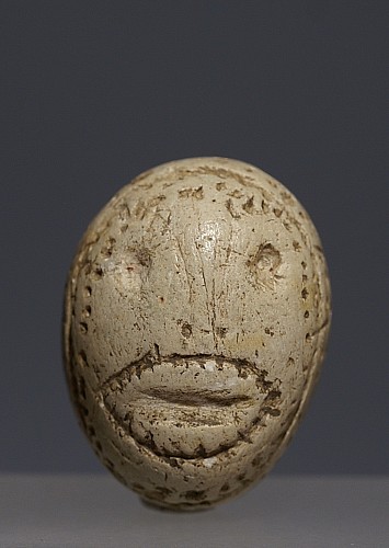 TaÃ­no Pecked Stone Head Talisman