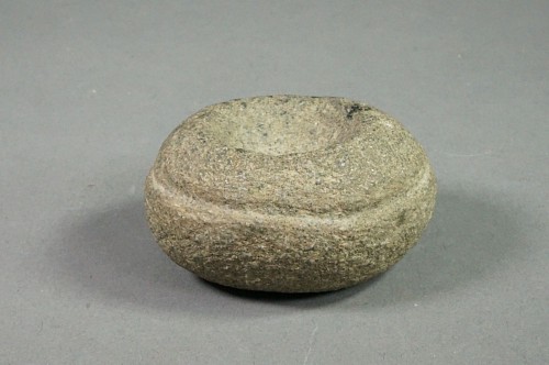 Pre-TaÃ­no Miniature Circular Stone Mortar