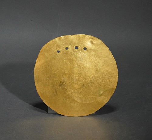 Capuli Hammered Gold Pectoral Disk $6,500