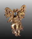 Colombia, Tairona Cacique With Bird Headdress
Metal