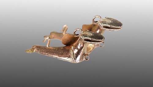 Veraguas Cast Tumbaga Pair of Composite Animals $8,750