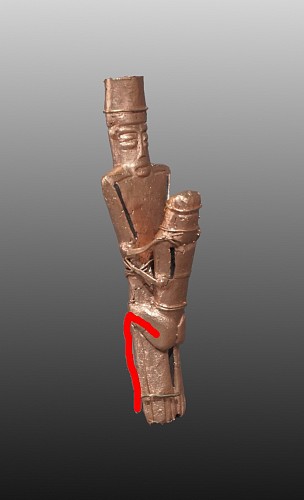 Metal: Muisca Cast Gold Erotic Male and Female $4,800